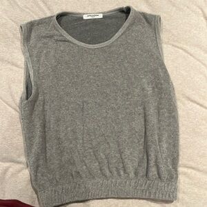 Perfect White Tee brand terry sleeveless top